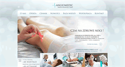 Desktop Screenshot of angiomedic.pl