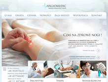 Tablet Screenshot of angiomedic.pl